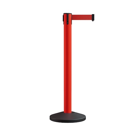 Montour Line Stanchion Belt Barrier Red Post 16ft.Red Belt ES660-RD-RD-160